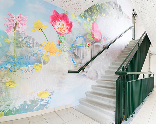 Art Connectors - Noordwijkse Woningstichting - wand hoofdentree Nw Patri_