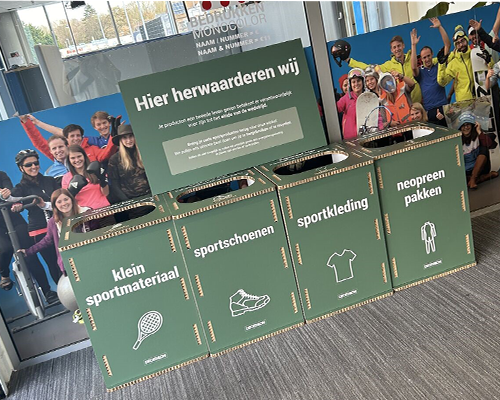 afvalbakken van reboard