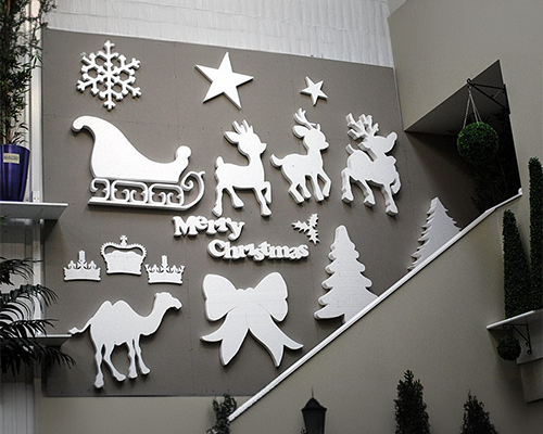 fotowand kerst cutout